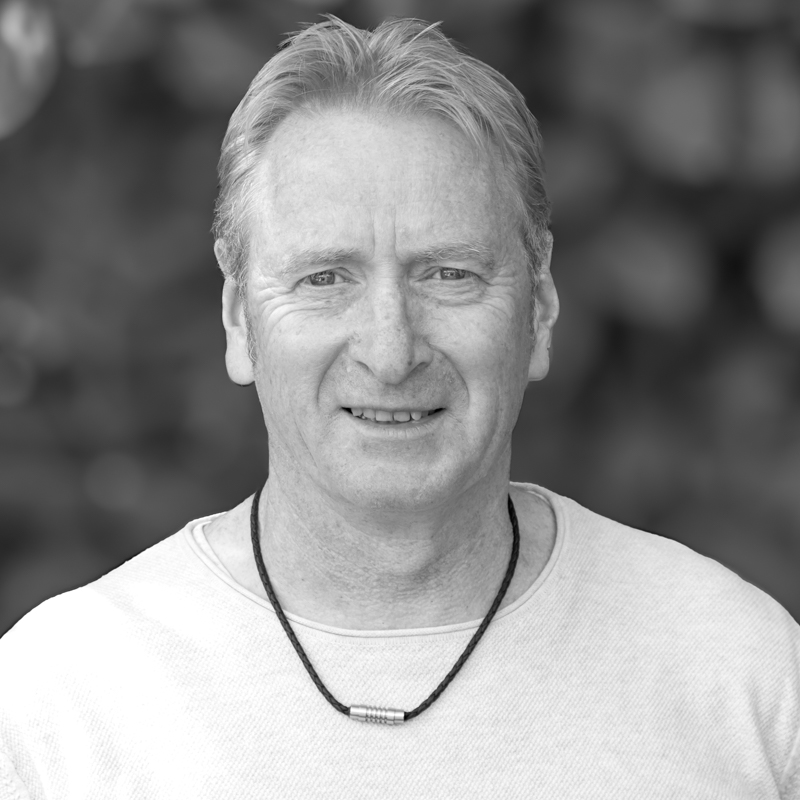 Black and WHite headshot of Paul Kerby